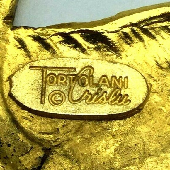 Tortolani Crislu Elephant Brooch - Picture 9 of 12